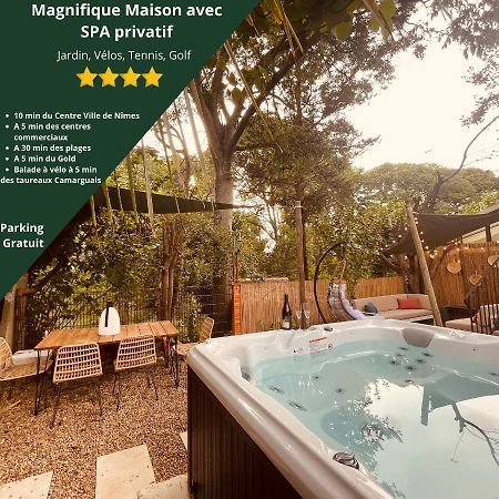 Maison Dans Les Arbres, Spa, Tennis, Parking Nimes Ngoại thất bức ảnh